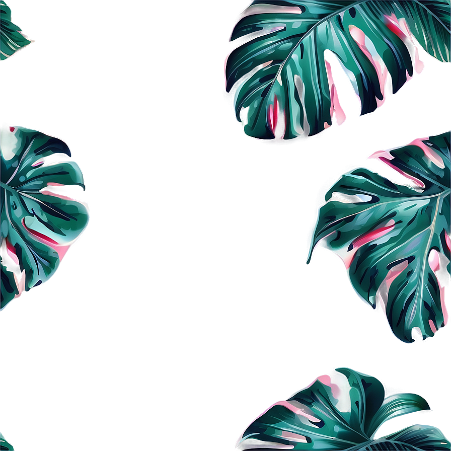 Tropical Leaf Vector Png Fjj