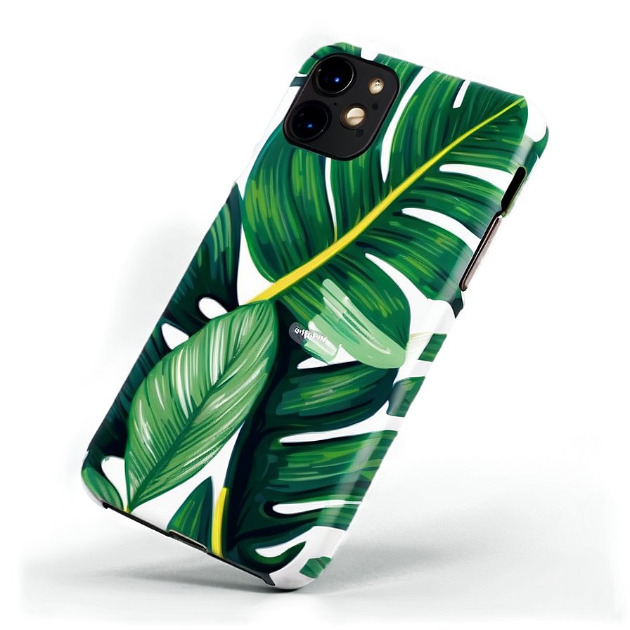 Tropical Leaves Phone Case Png 32