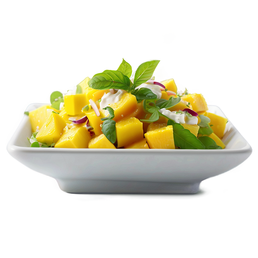 Tropical Mango Salad Png Bqa