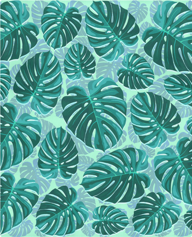 Tropical Monstera Pattern