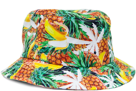 Tropical Pineapple Bucket Hat