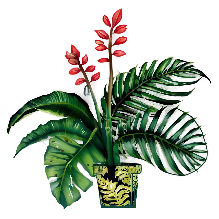 Tropical Plant Illustration Png 10