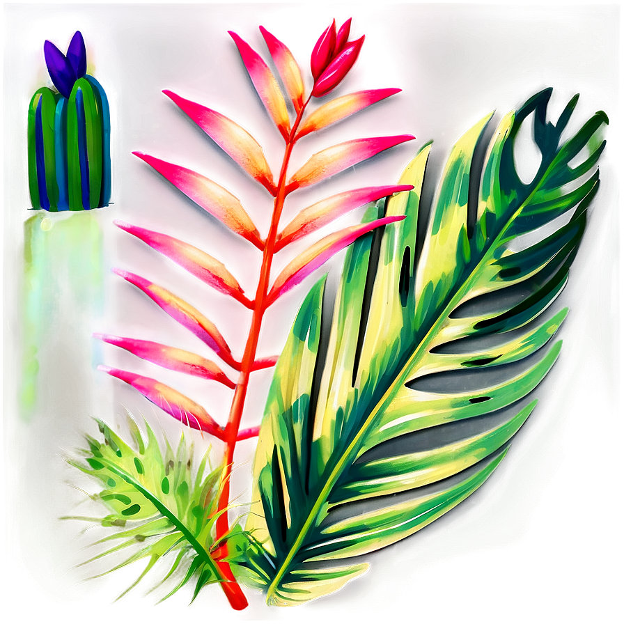 Tropical Plant Set Png 06252024