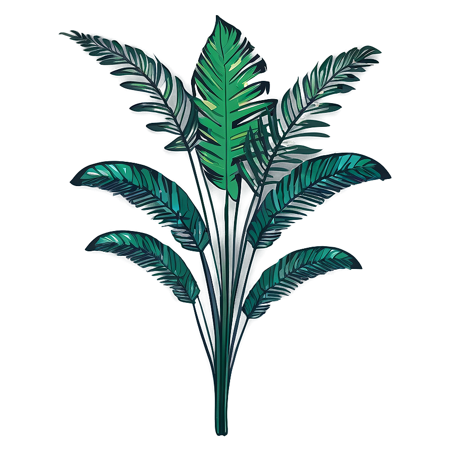 Tropical Plant Vector Png 82