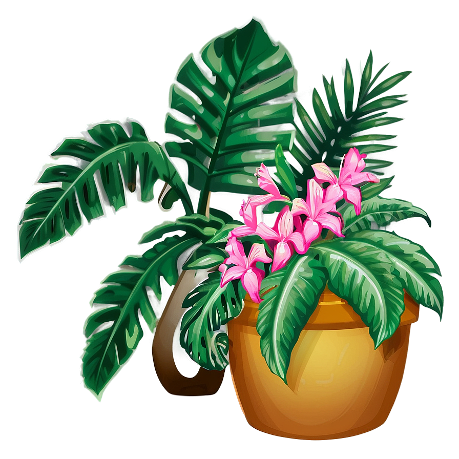 Tropical Plant Vectors Png 20