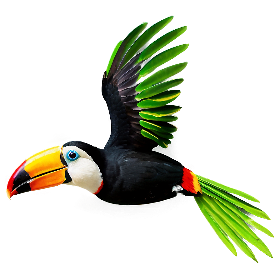 Tropical Toucan Flight Png 06122024