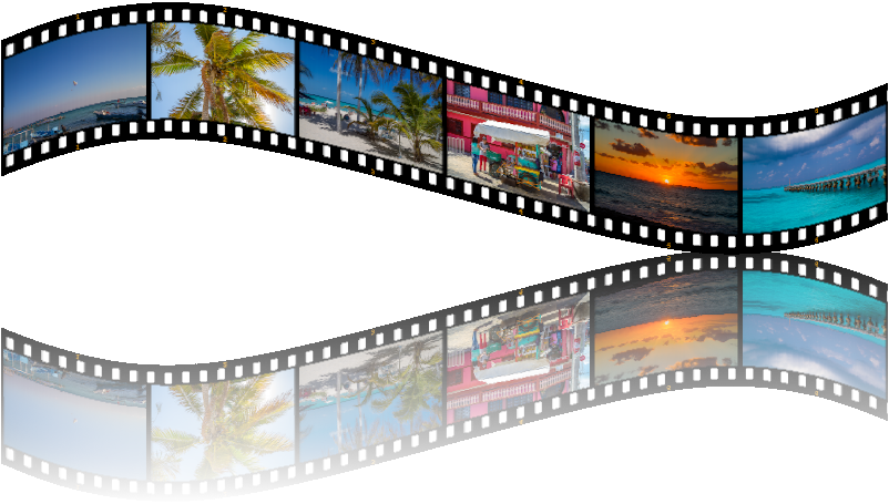 Tropical Vacation Filmstrip