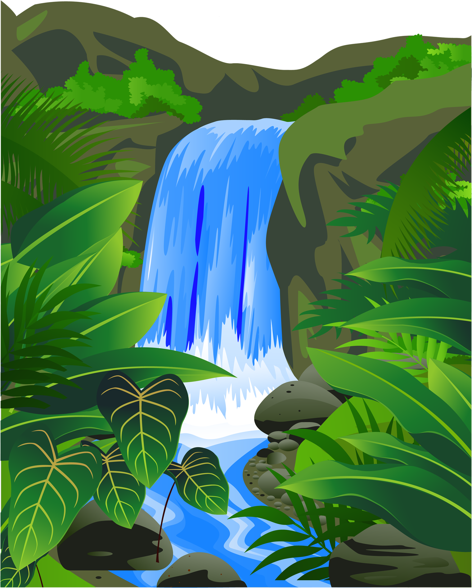 Tropical_ Waterfall_ Serenity