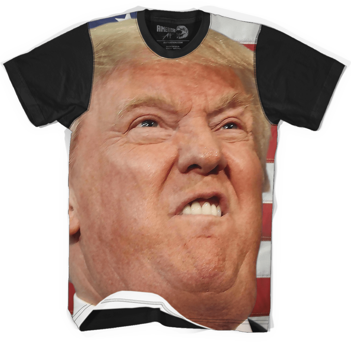 Trump Face Printed T Shirt