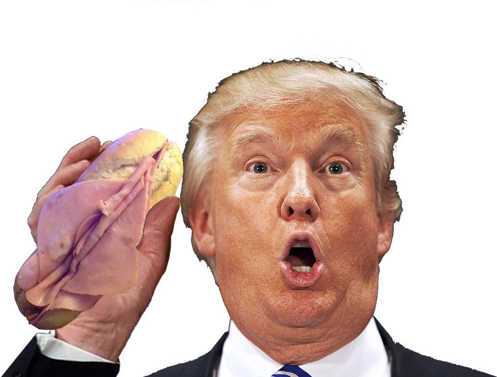 Trump_ Holding_ Taco_ Bowl