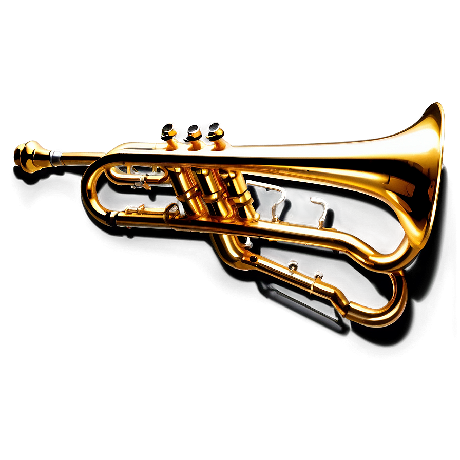 Trumpet In Spotlight Png 89