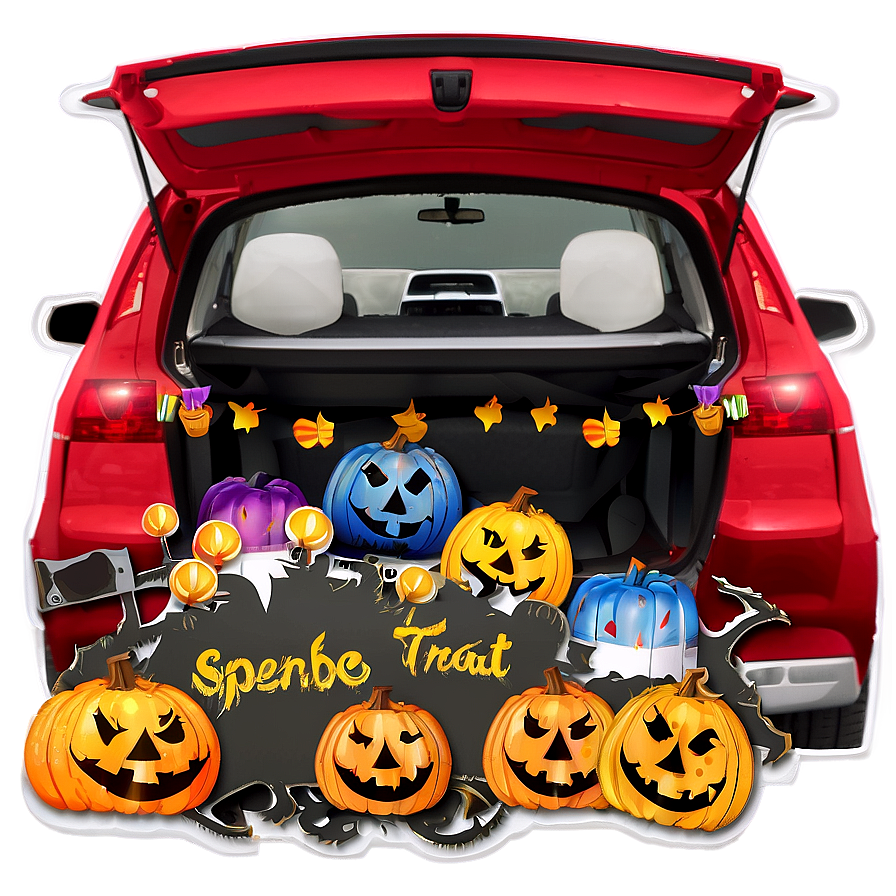 Trunk Or Treat Scene Png Tbk