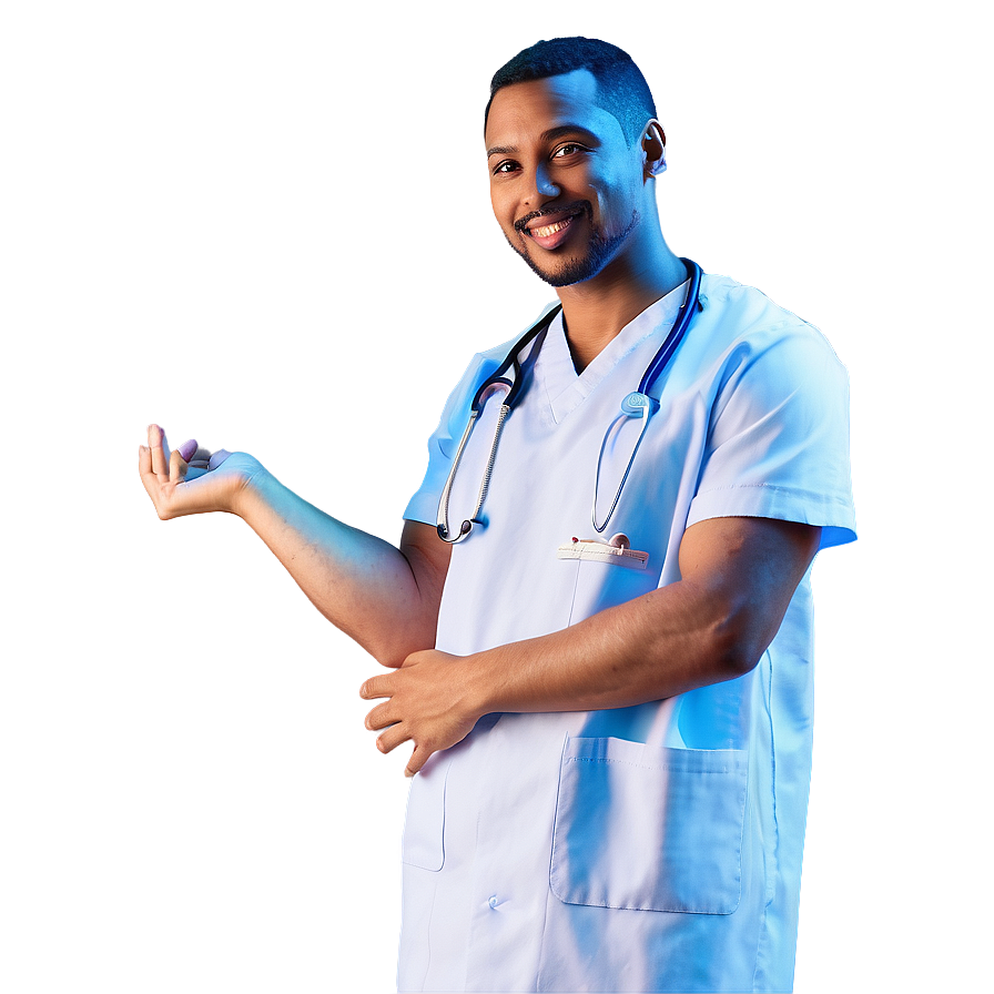 Trustworthy Male Nurse Png 92