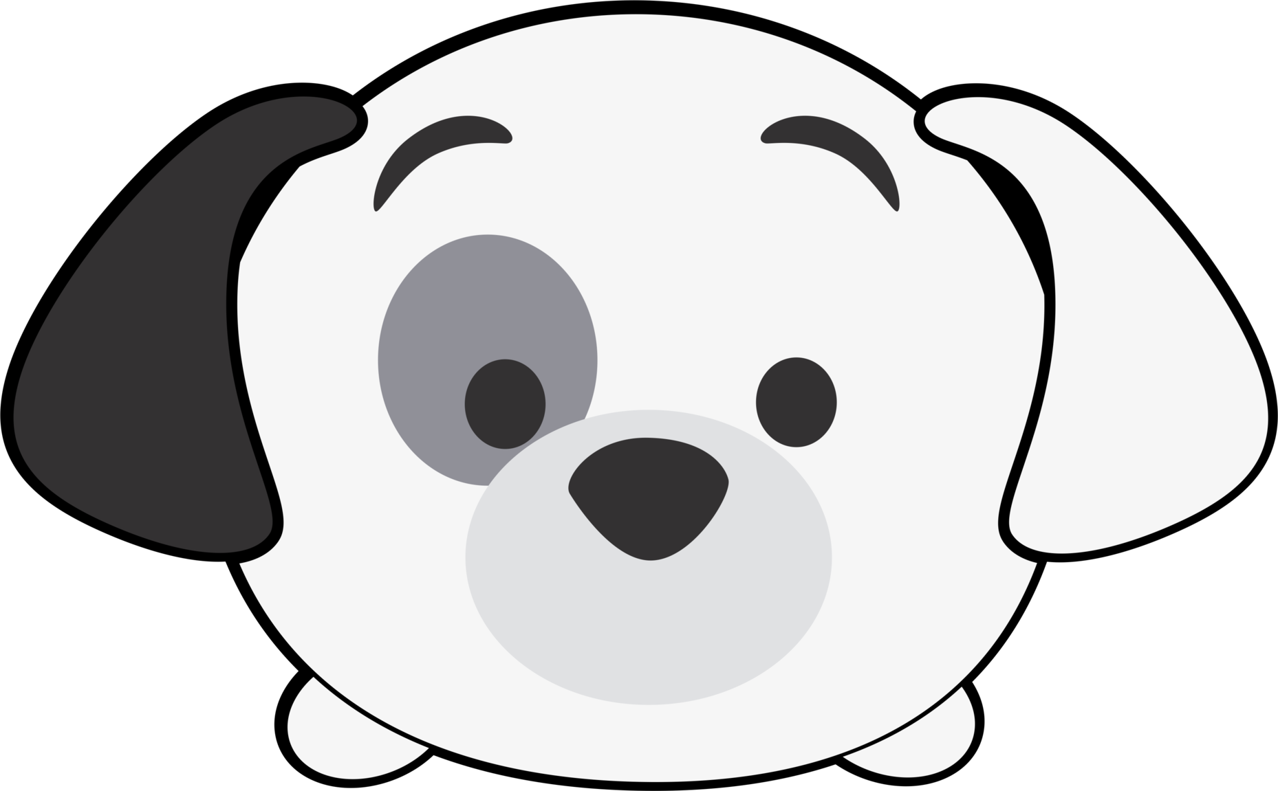 Tsum_ Tsum_ Dog_ Character_ Vector