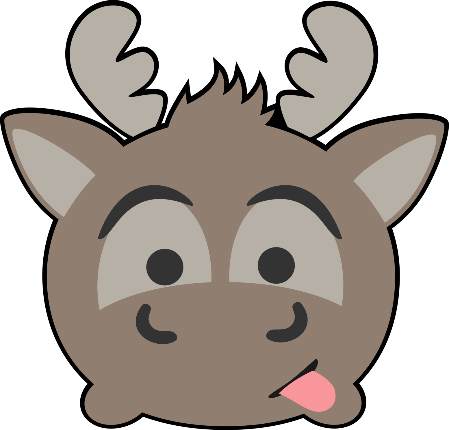 Tsum Tsum_ Reindeer_ Character_ Vector