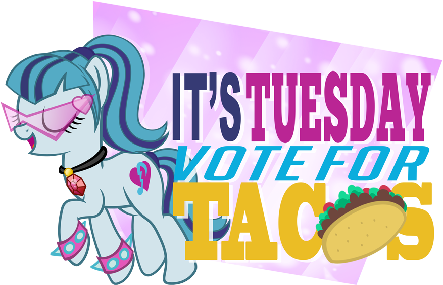 Tuesday Taco Vote Cartoon Pony