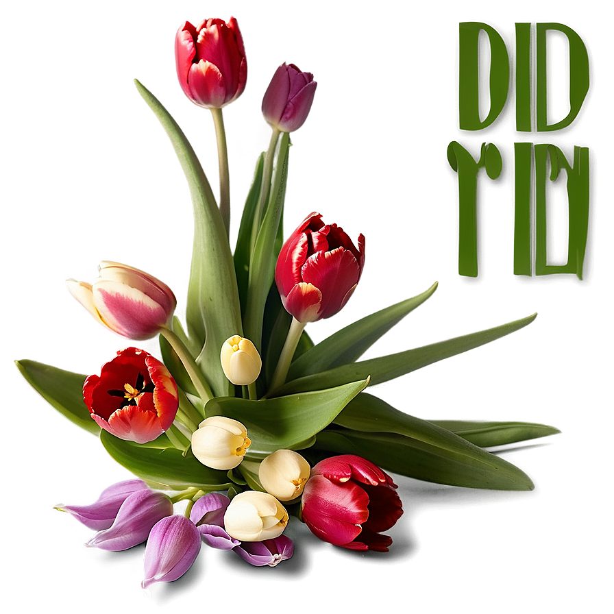 Tulip Arrangement Png Qxb