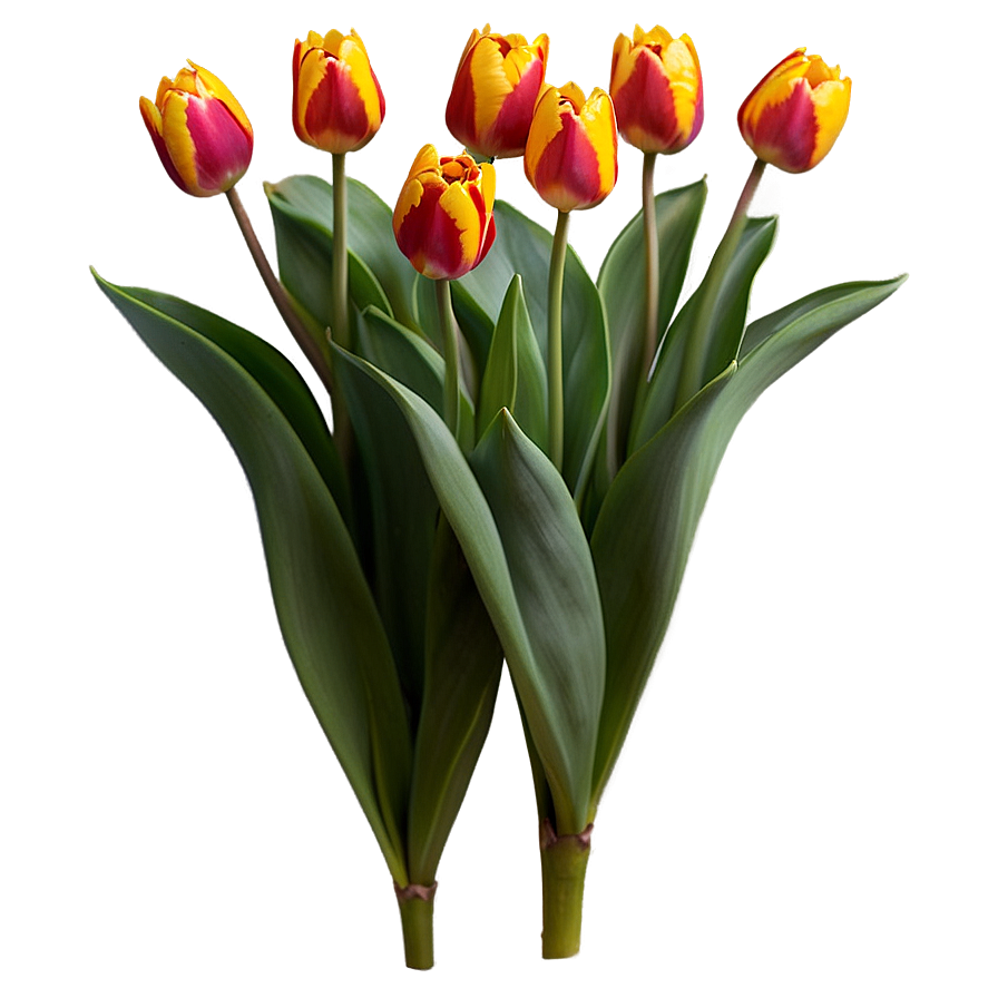 Tulip Flower Bush Png 06122024