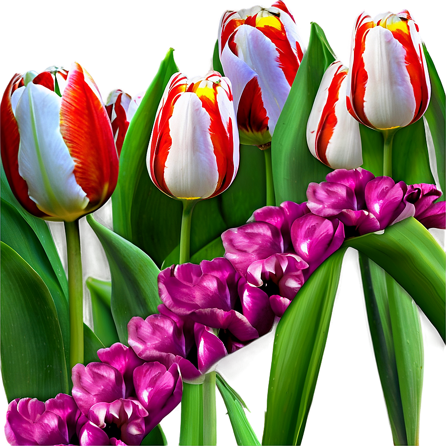 Tulip Garden Png Kit58