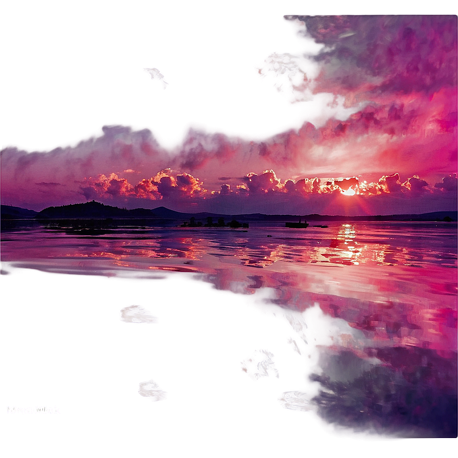 Tumblr Pink Sunset Png Kww3