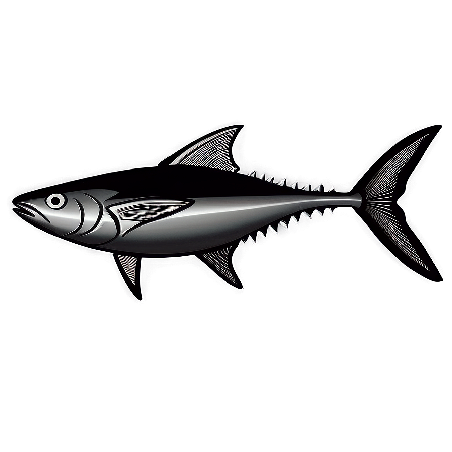 Tuna Fish Outline Png Wcw