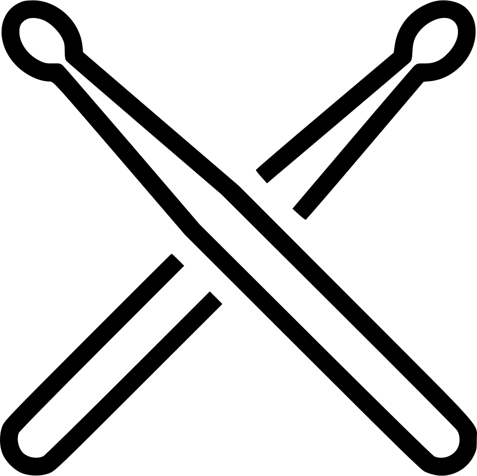 Tuning Fork Icon Black