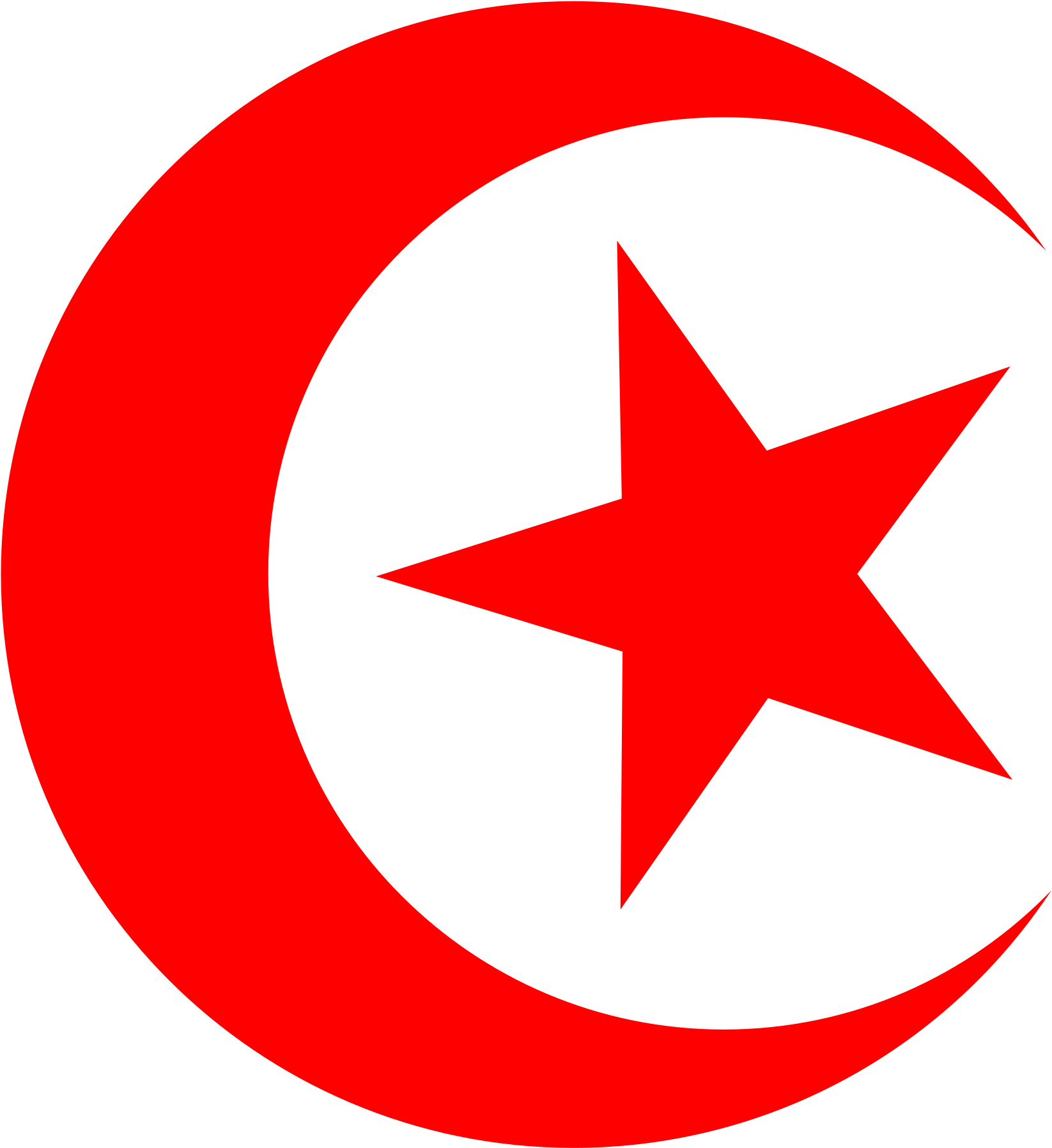 Tunisian Flag Graphic