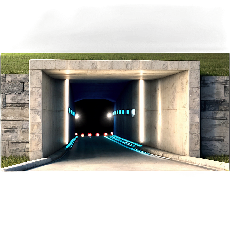 Tunnel With Led Lights Png 97