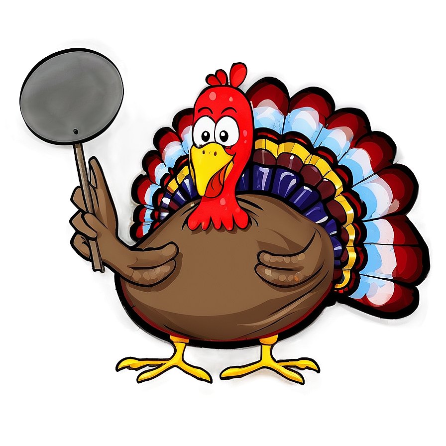 Turkey With Sign Png Wnk31