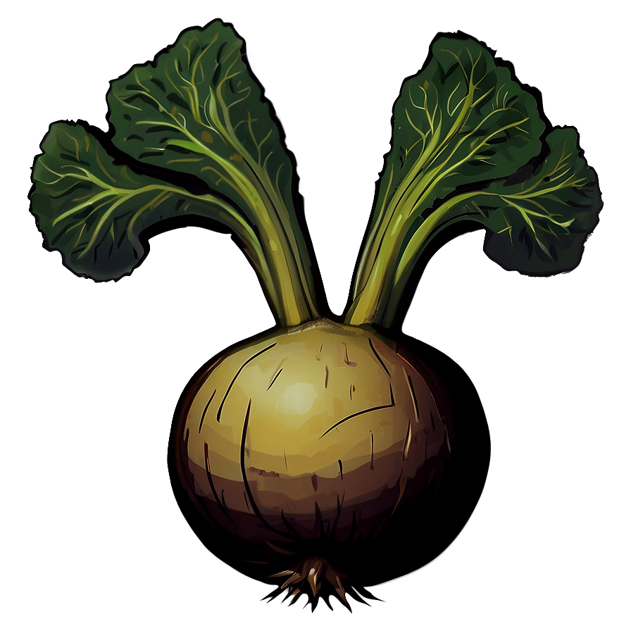 Turnip Illustration Png 06252024