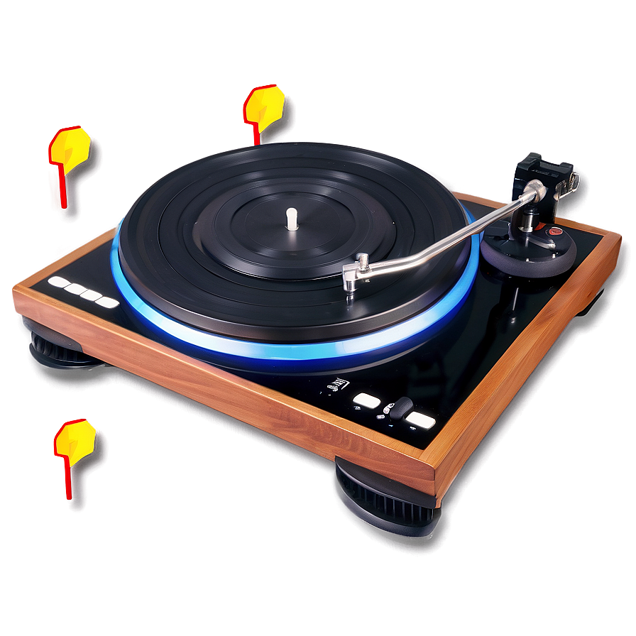 Turntable With Headphones Png Rgw