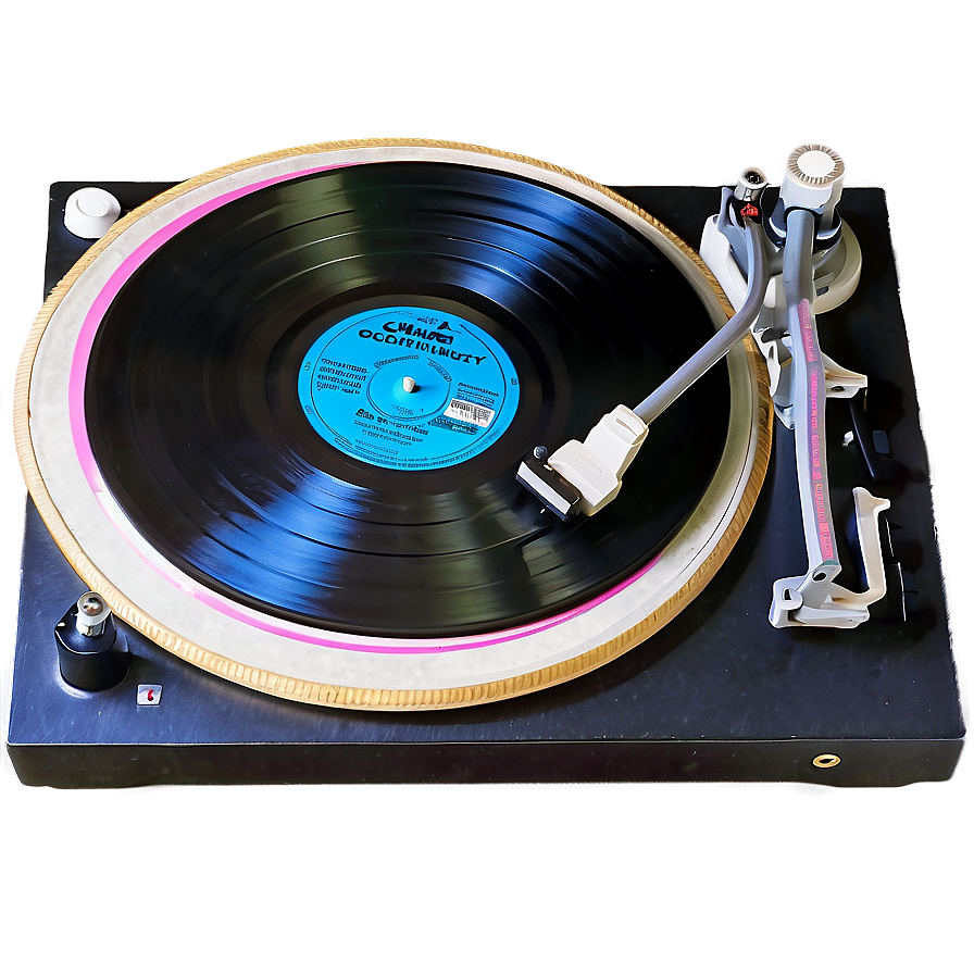 Turntable With Vinyl Record Png 43