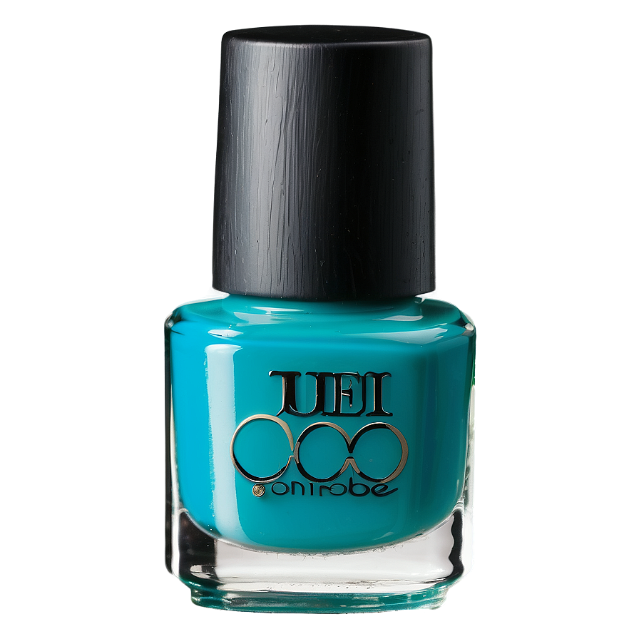 Turquoise Nail Polish Bottle Png 06292024