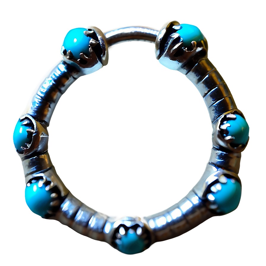 Turquoise Nose Ring Png 2