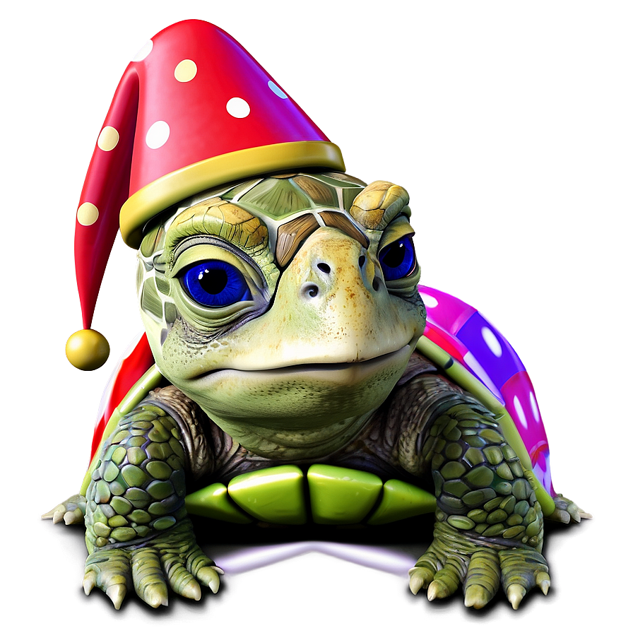 Turtle In A Party Hat Png Bgq