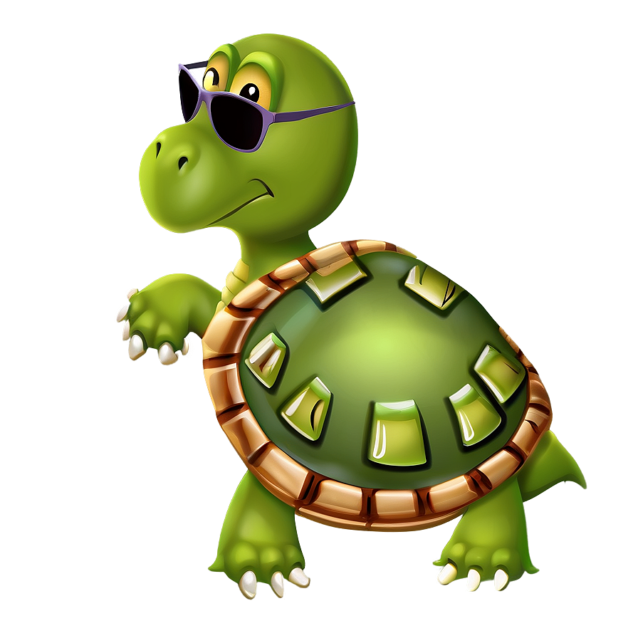 Turtle With Sunglasses Png 95