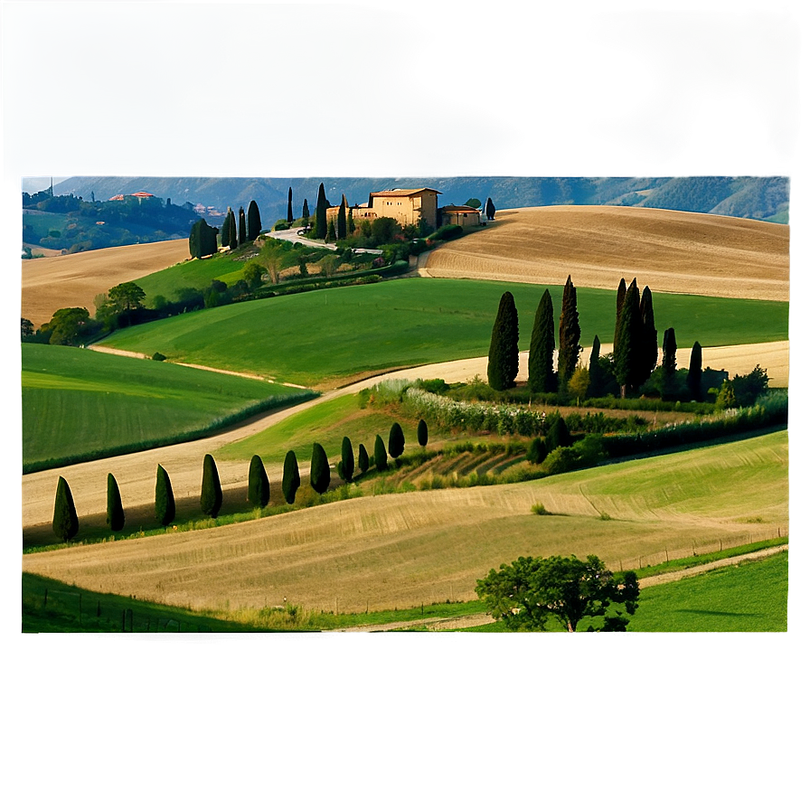 Tuscany Landscape Italy Png 50