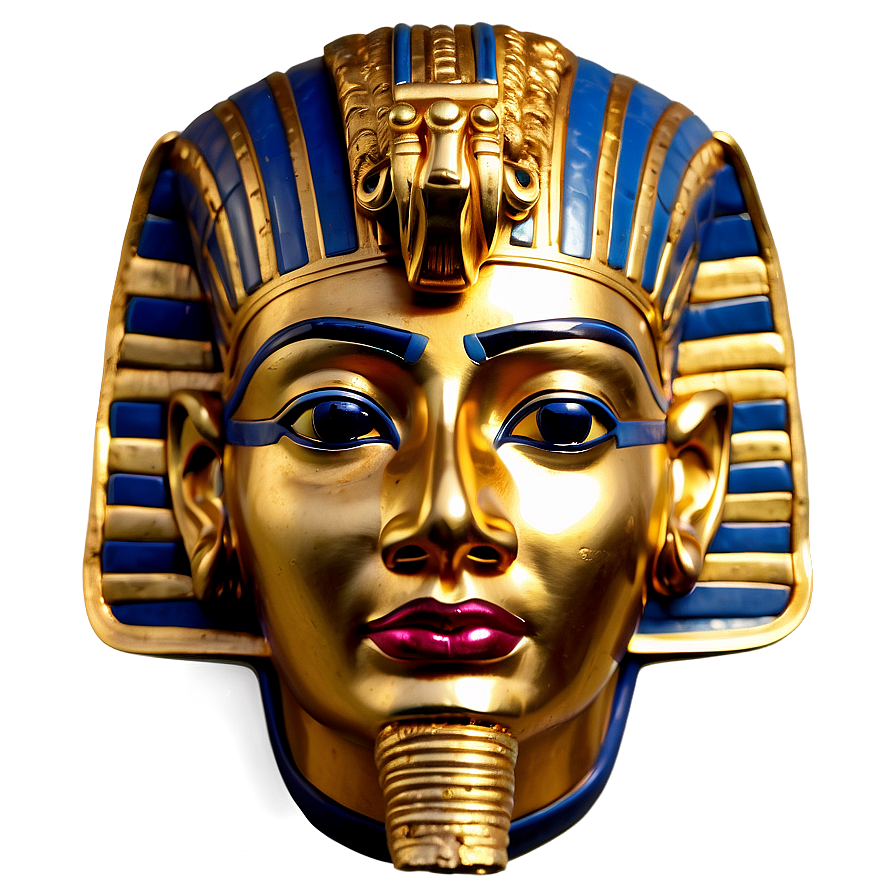 Tutankhamun's Golden Mask Png 37