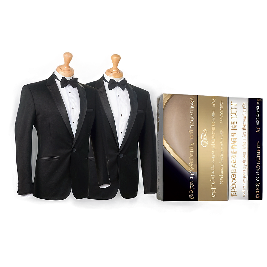 Tuxedo With Satin Lapels Png 24