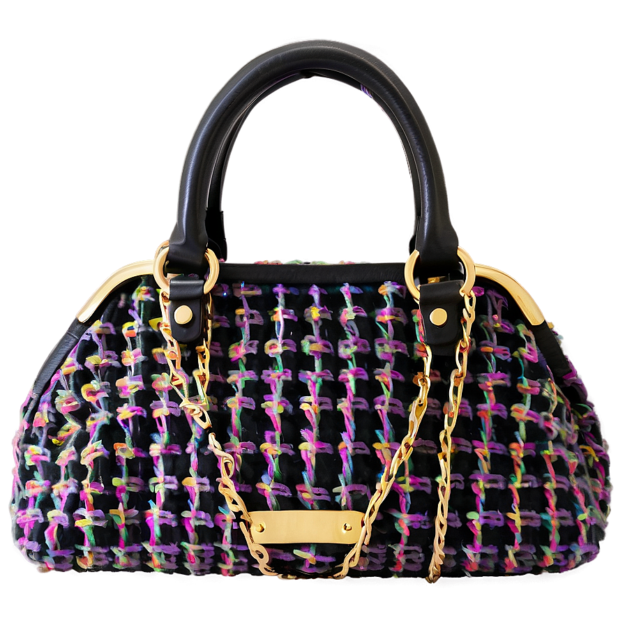 Tweed Handbag Png Sga73