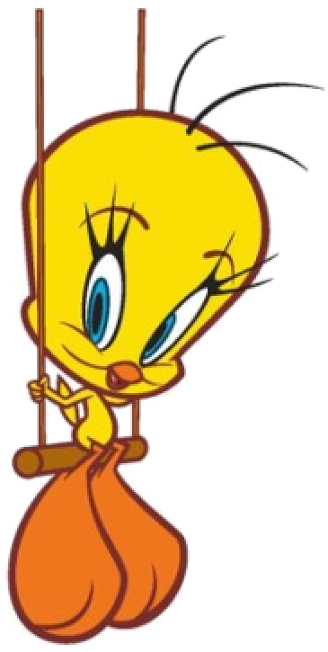 Tweety Bird Swingingon Perch.png