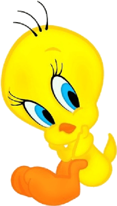 Tweety Bird Thinking Pose