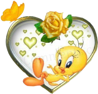 Tweety Heart Frame