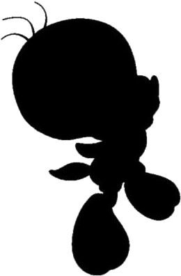 Tweety Silhouette Profile