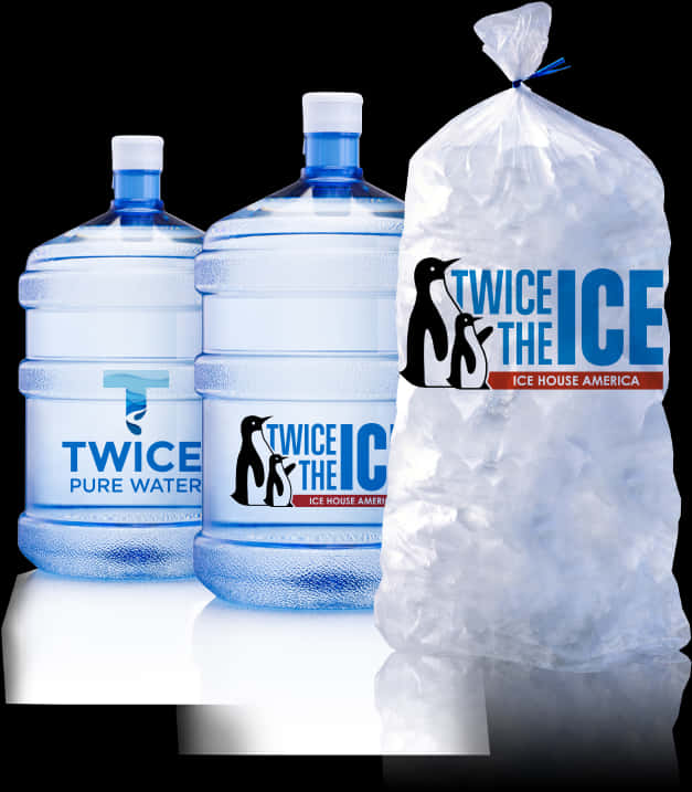 Twice The Ice Water Bottlesand Bagged Ice