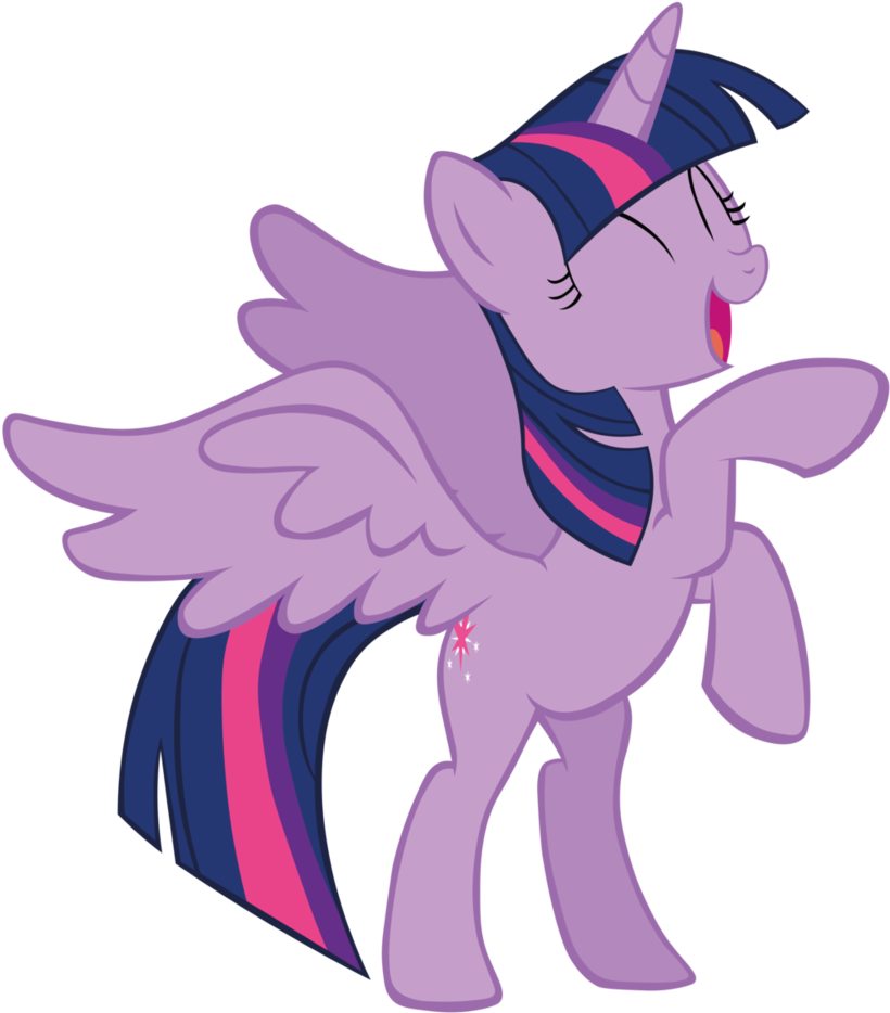 Twilight Sparkle Laughing Pose