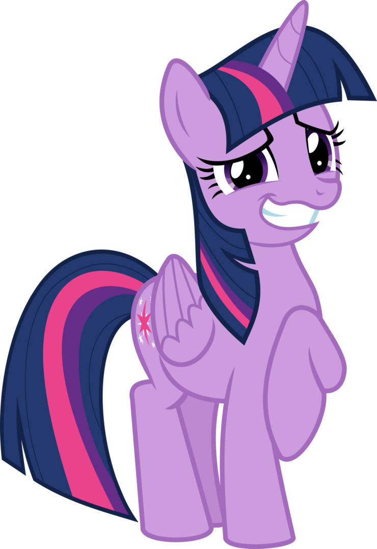 Twilight Sparkle Smiling Vector