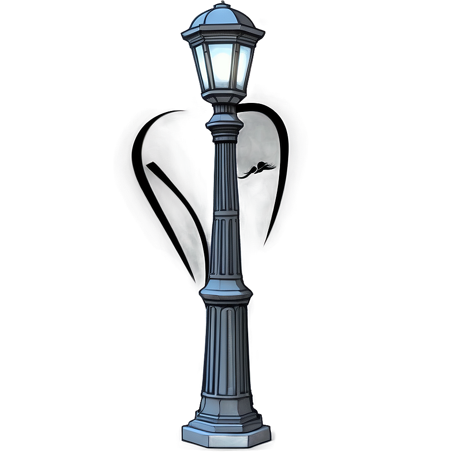 Twin Headed Light Post Png 66