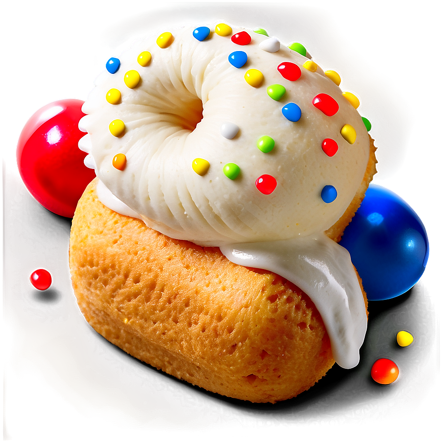 Twinkiewith Creamand Sprinkles