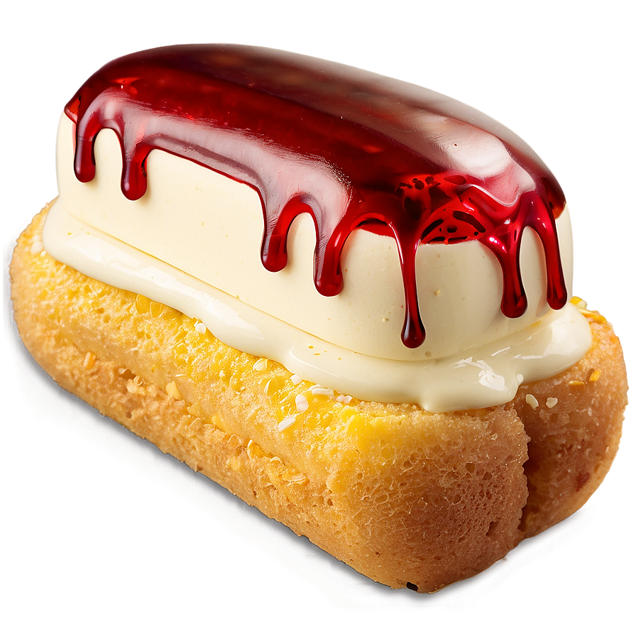 Twinkiewith Red Glazeand Cream Filling